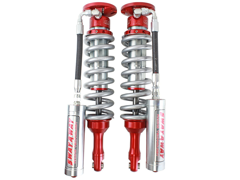 50 lbs. 29X18X8 Sway-A-Way 2.5in Front Coilover Kit w  Remote Reservoir Toyota Tacoma 05-19