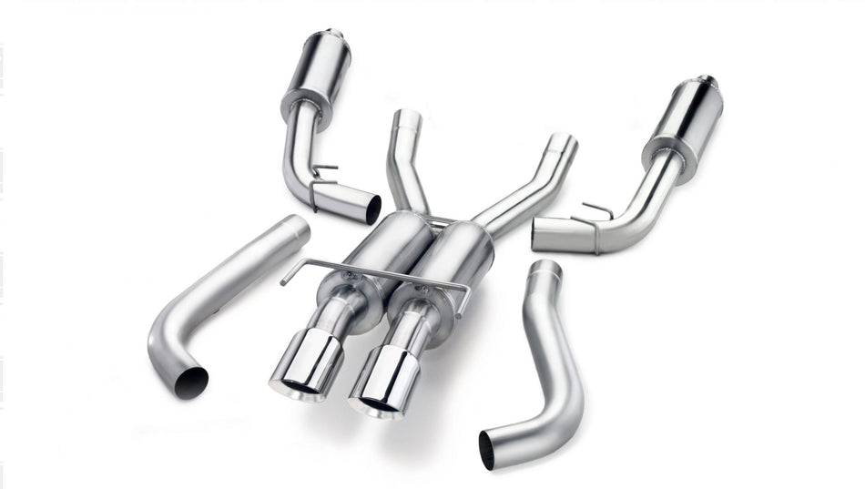 3.0 Inch Cat-Back Sport Dual Exhaust Polished 4.0 Inch Tips 96-02 Dodge Viper RT/GTS 8.0L (3.0 Inch Inlet) Stainless Steel