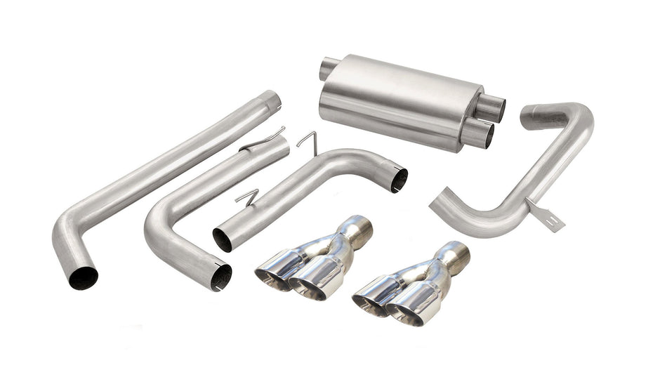 3.0 Inch Cat-Back Sport Dual Exhaust Polished 3.5 Inch Tips Dual Cats 95-97 Chevy Camaro SS Z28 LT1