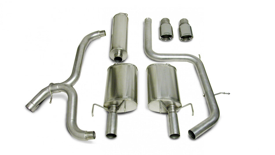 3.0 Inch Cat-Back Sport Single Exhaust 4.0 Inch Polished Tip 2004 Pontiac GTO 5.7L V8 Stainless Stee