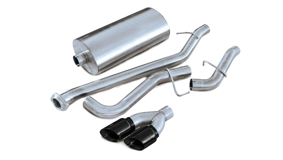 3.0 Inch Cat-Back Sport Single Side Exhaust 4.0 Inch Black Tips 2002-06 Chevy Tahoe 5.3L V8 Stainles