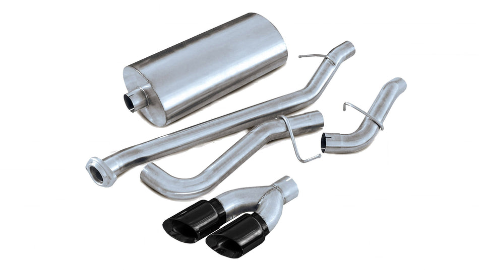 3.0 Inch Cat-Back Sport Single Side Exhaust 4.0 Inch Black Tips 2002-06 Chevy Avalanche 5.3L V8 Stai