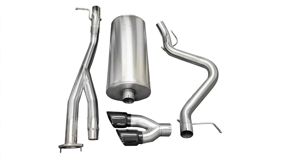 3.0 Inch Cat-Back Sport Single Side Exhaust 4.0 Inch Black Tips 03-07 Chevrolet Silverado SS 143.5 I
