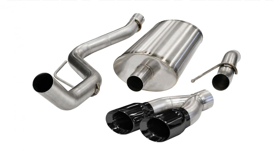 3.0 Inch Cat-Back Sport Single Side Exit Exhaust 4.0 Inch Black Tips 09-10 Ford F150/10 Raptor 4.6L/5.4L V8 133/144/126/145/157 Inch Wheelbase Stainless Steel