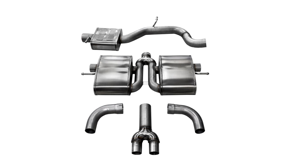 3.0 Inch Cat-Back Sport Dual Rear Exhaust 06-14 Audi TT RS Mk2 2.5T Stainless Steel