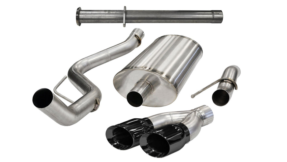 3.0 Inch Cat-Back Xtreme Single Side Exit Exhaust 4.0 Inch Black Tips 11-14 Ford F150 Raptor 6.2L V8 144.0 Inch Wheelbase Stainless Steel