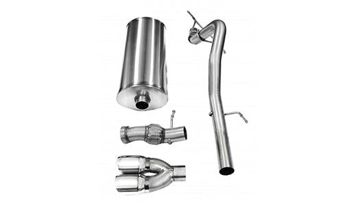 3.0 Inch Cat-Back Touring Single Rear Exit Exhaust 4.0 Inch Polished Tips 11-14 Cadillac Escalade GM
