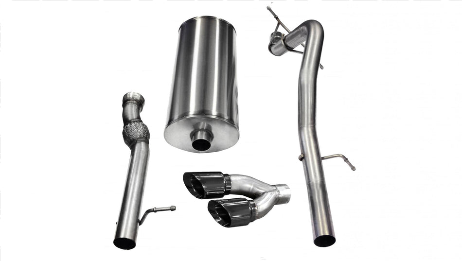 3.0 Inch Cat-Back Sport Single Rear Exit Exhaust 4.0 Inch Black Tips 11-14 Cadillac Escalade EXT ESV