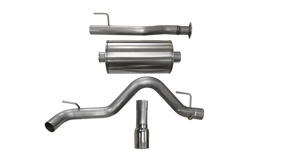 3.0 Inch Cat-Back Sport Single Side Exit Exhaust 4.0 Inch Polished Tip 11-Present Toyota Tacoma 3.5L