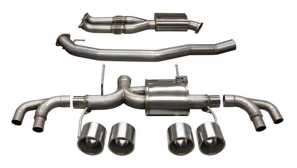 3.5 Inch Cat-Back Xtreme Dual Rear Exit Exhaust 5 Inch Polished Tips 09-Present Nissan GT-R Stainles