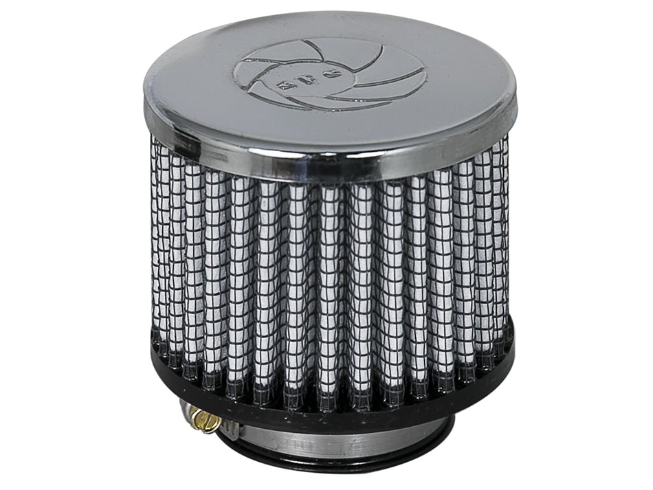 Magnum FLOW Crankcase Vent Filter w/ Pro DRY S Media 1-1/2 IN F x 3 IN B x 3 IN T x 2-1/2 IN H - w/ Chrome Top