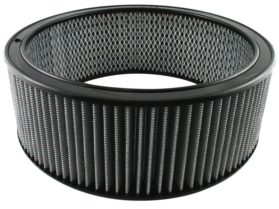 Magnum FLOW Round Racing Air Filter w/ Pro DRY S Media 14 IN OD x 12 IN ID x 5 IN H w/ Expanded Metal