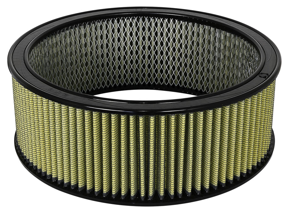 Magnum FLOW Round Racing Air Filter w/ Pro GUARD 7 Media 14 IN OD x 12 IN ID x 5 IN H w/ Expanded Metal