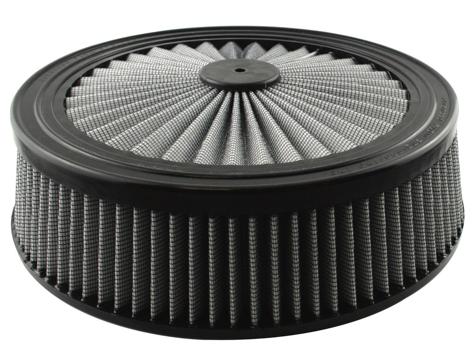 Magnum FLOW T.O.P. Universal Round Racing Air Filter w/ Pro DRY S Media 14 IN OD x 4 IN H