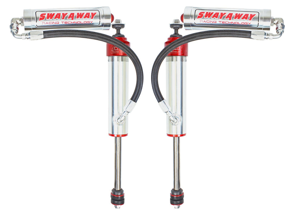 Sway-A-Way 2.5 IN Front Shock Kit w/ Remote Reservoir for OE Ride Height Nissan Patrol (Y61) 97-17