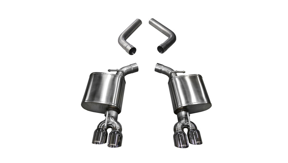 3.5 Inch Axle-Back Dual Side Exit 15-18 Challanger with Polished Pro-Series Tips