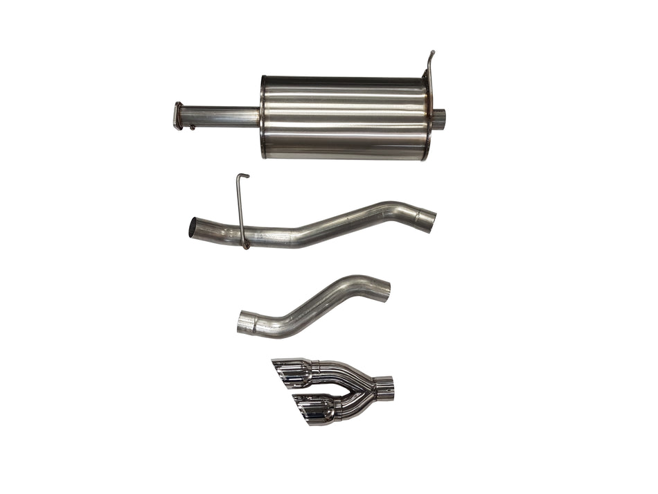 3.0in Cat-Back Single Side Exit with Twin Polished 4.0in Pro Series Tips