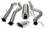 01-05 Duramax ECSB Touring 4in System;Single Side Exit; W 5in Slash Cut tip (downPipe not included)