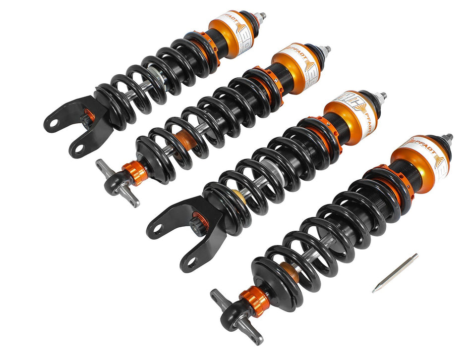 35 lbs. 28X11X9 aFe Control PFADT Series Featherlight Adjustable Street/Track Coilover System Chevrolet Corvette C5/C6 1997-2013