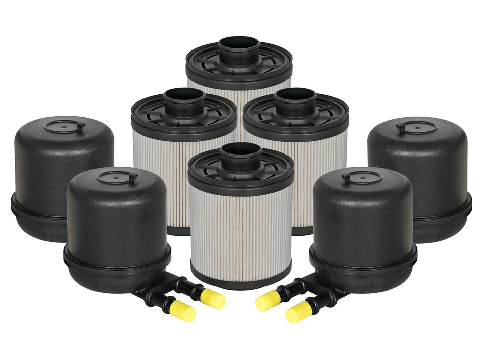 Pro GUARD D2 Fuel Filter (4 Pack) Ford Diesel Trucks 11-16 V8-6.7L