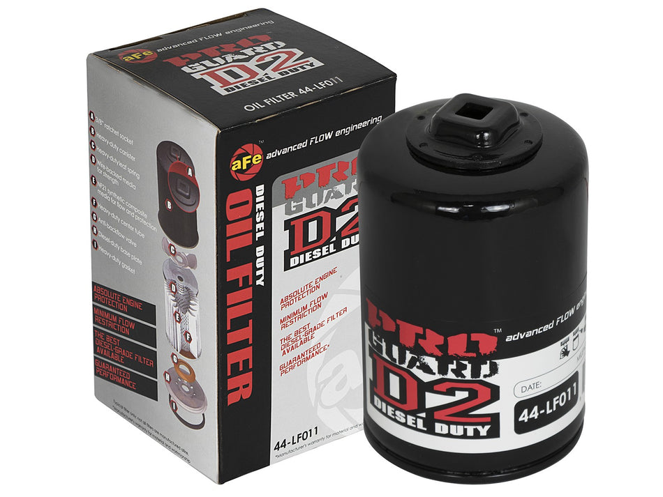 1 lbs. 5X3X3 Pro GUARD D2 Oil Filter GM Trucks 99-05 V8-4.8L/5.3L/6.0L