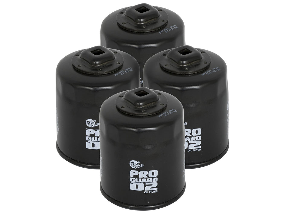 Pro GUARD D2 Oil Filter (4 Pack) Jeep Wrangler 07-11; Toyota Camry 88-06 V6; 4Runner 84-09; Pickup/Tacoma 77-19