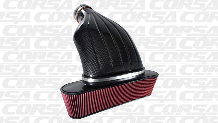*USE: COR44108-1 2006-2013 Chevrolet Corvette C6 Z06 7.0L V8 Open Element Carbon Fiber Open Element Air Intake
