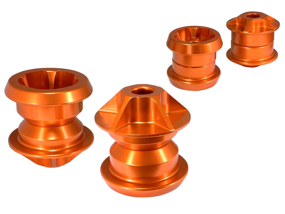 12 lbs. 13X8X8 aFe Control Solid Rear Subframe Mount Set Chevrolet Camaro 10-15 V6/V8