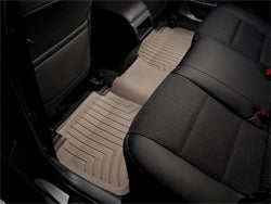 Tan Rear FloorLiner Toyota Tundra 2014 + Fits Double Cab only; trim needed for bench seating