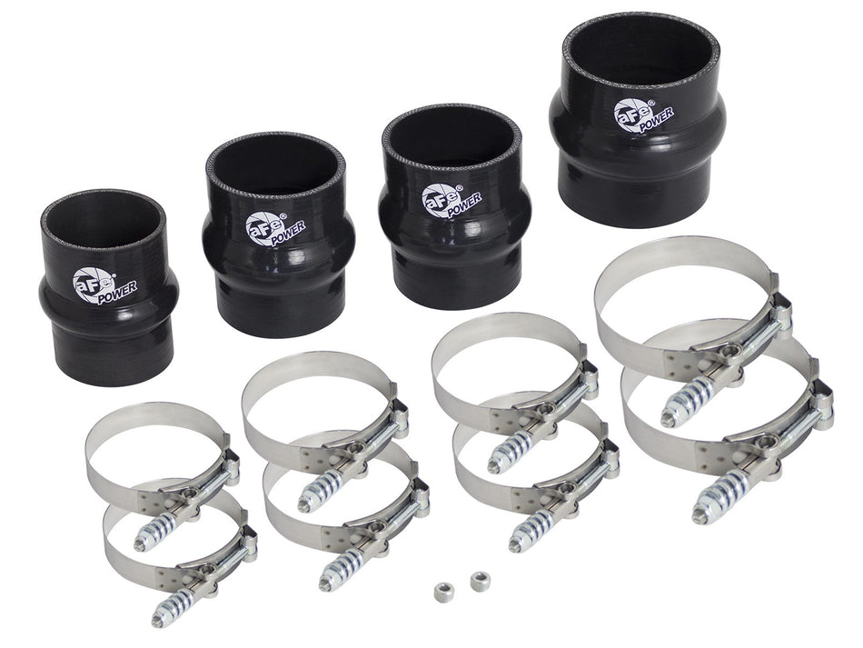 BladeRunner Intercooler Couplings and Clamps Kit; aFe Tubes Only Dodge Diesel Trucks 07.5-09 L6-6.7L