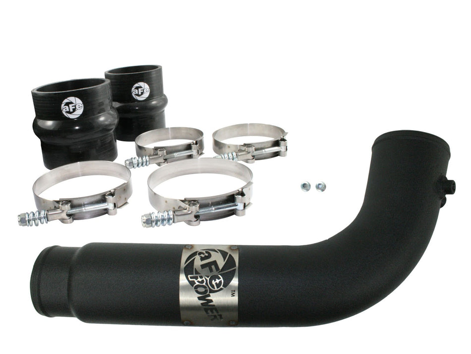 BladeRunner 3-1/2 IN Aluminum Cold Charge Pipe Black Dodge Diesel Trucks 07.5-09 L6-6.7L