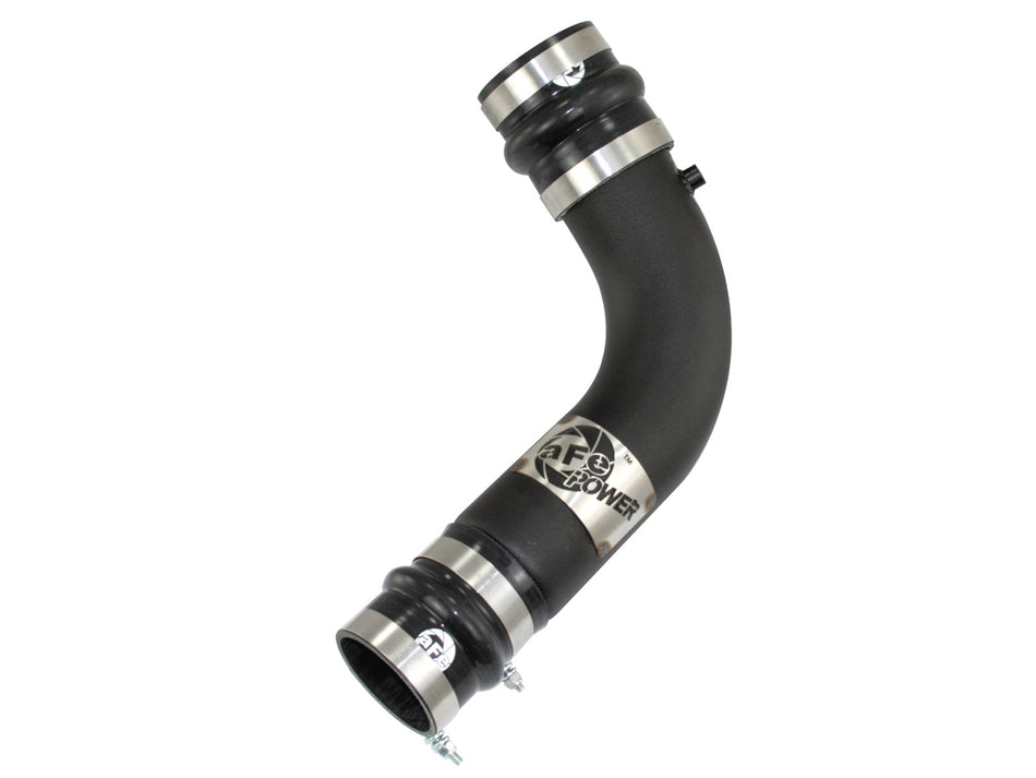 BladeRunner 3-1/2 IN Aluminum Cold Charge Pipe Black Dodge Diesel Trucks 10-12 L6-6.7L