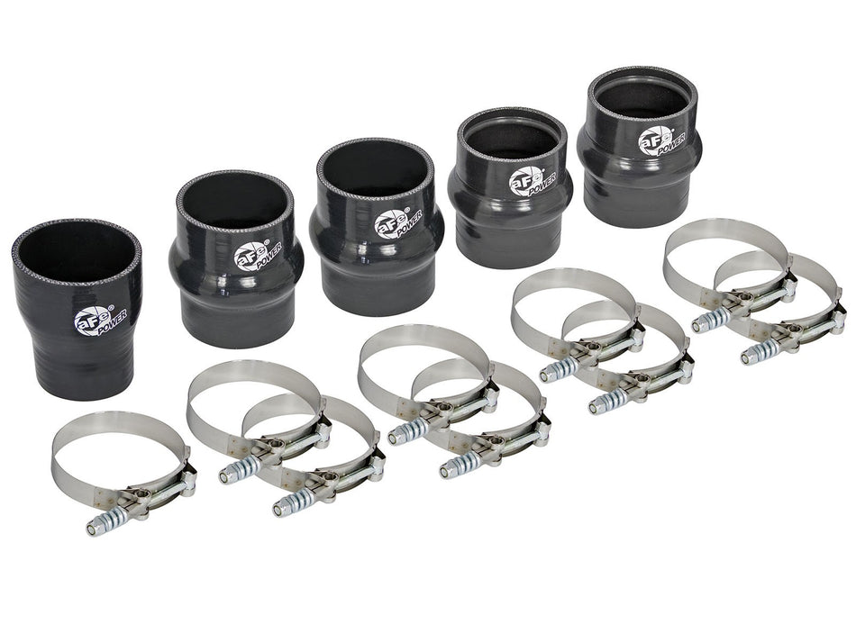 BladeRunner Intercooler Couplings and Clamps Kit; aFe Tubes Only GM Diesel Trucks 11-16 V8-6.6L (td) LML
