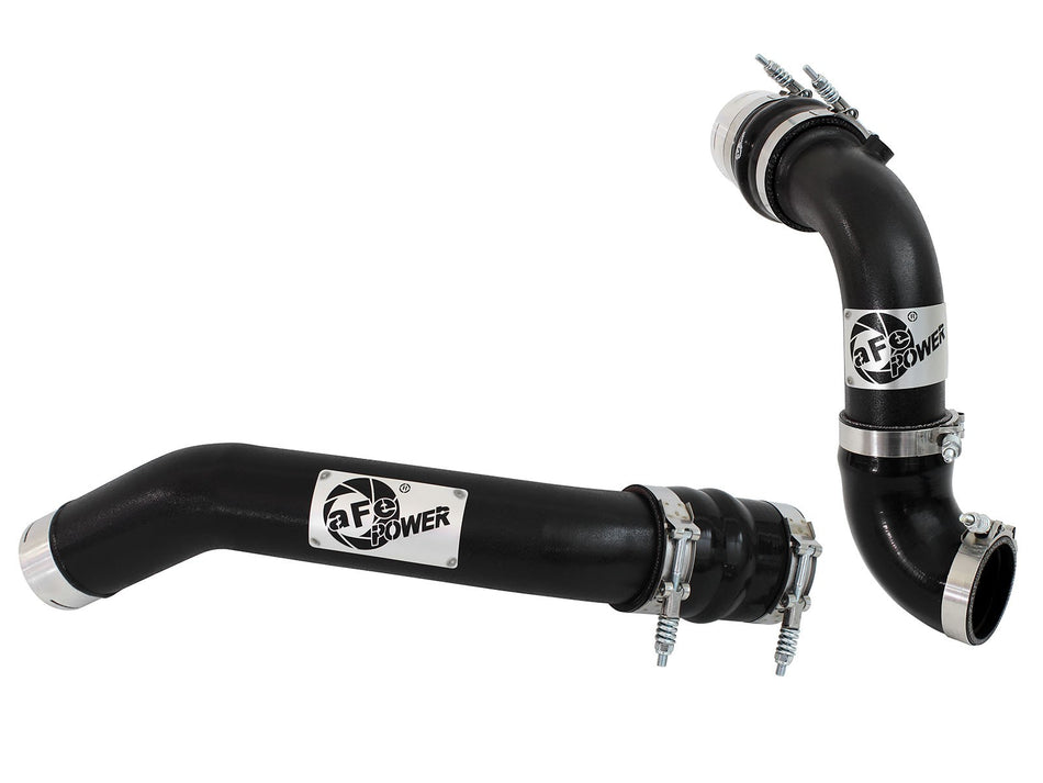 13 lbs. 17X13X13 BladeRunner 3 IN Aluminum Hot and Cold Charge Pipe Kit Black Ford Diesel Trucks 11-16 V8-6.7L td
