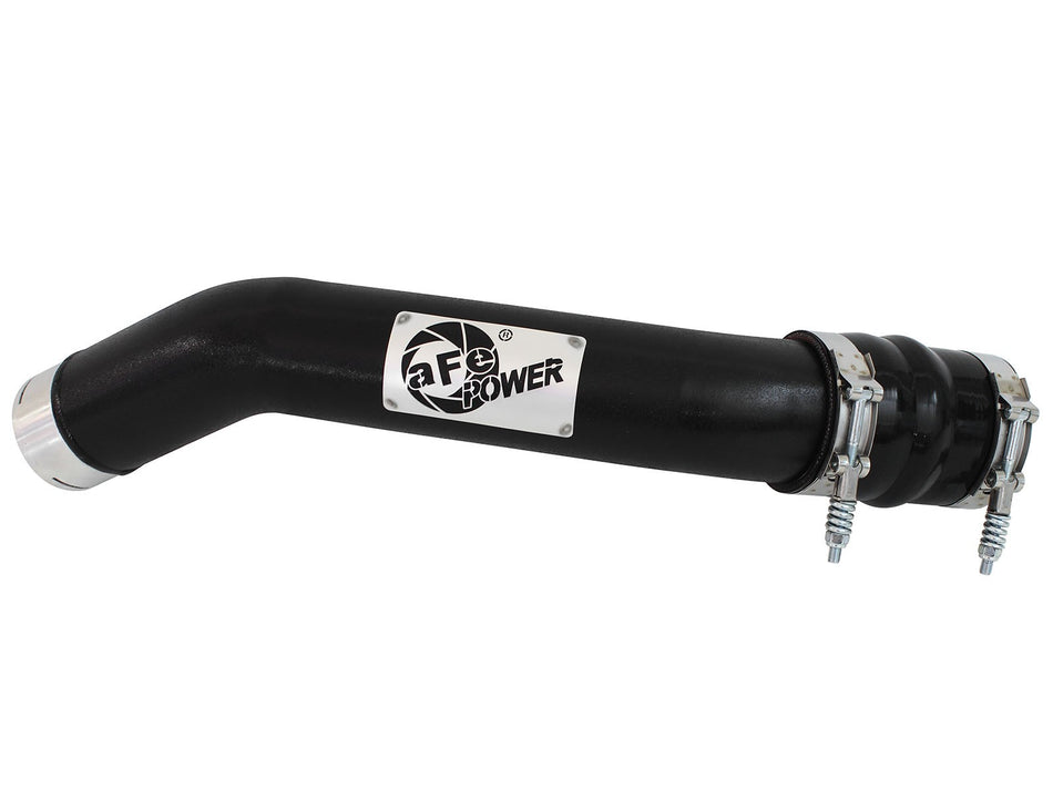 BladeRunner 3 IN Aluminum Hot Charge Pipe Black Ford Diesel Trucks 11-16 V8-6.7L