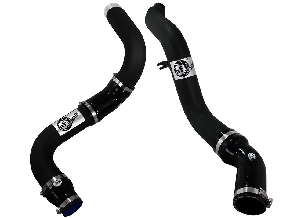 BladeRunner 3 IN Aluminum Hot and Cold Charge Pipe Kit Black Dodge RAM 1500 EcoDiesel 14-18 V6-3.0L