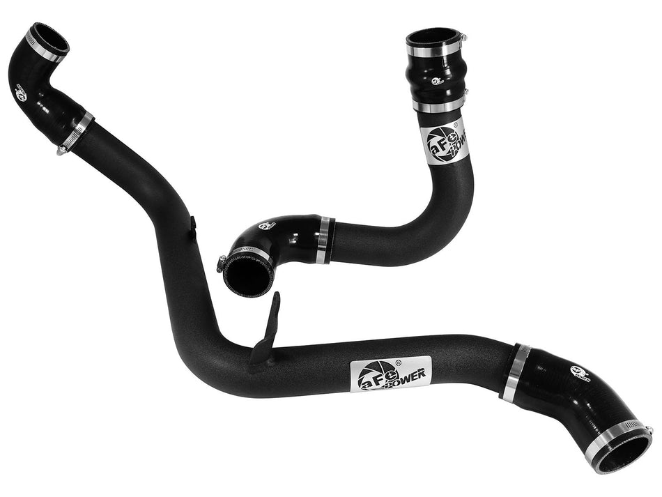 BladeRunner 2-1 2 IN Aluminum Hot and Cold Charge Pipe Kit Black Ford Focus ST 13-18 L4-2.0L