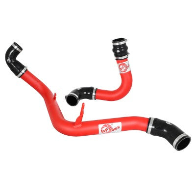 13-18 Focus ST aFe Bladerunner 2.5 Hot Cold Side Intercooler Tube Kit (Red)