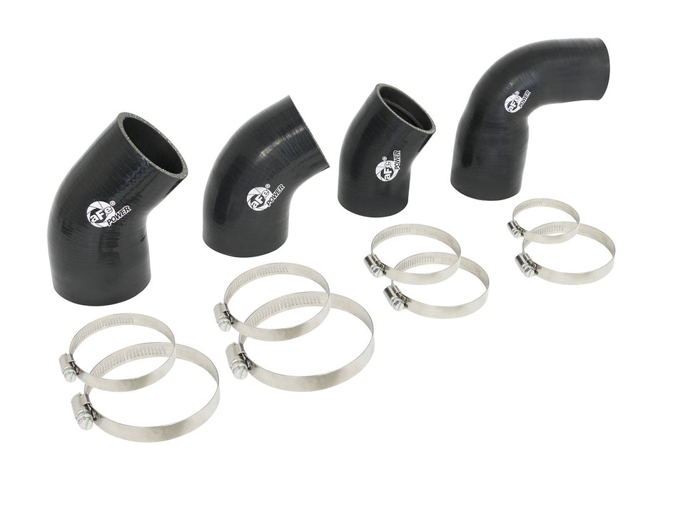 BladeRunner Intercooler Couplings and Clamps Kit for OE Intercooler and aFe Tube Ford Mustang 15-19 L4-2.3L