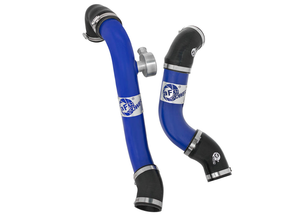 BladeRunner Aluminum Hot and Cold Charge Pipe Kit Blue Ford Mustang 15-19 L4-2.3L