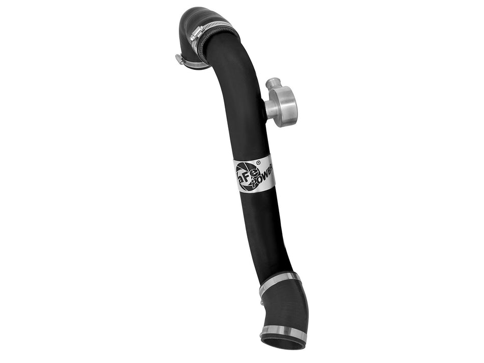BladeRunner 2-1/2 IN Aluminum Hot Charge Pipe Black Ford Mustang 15-19 L4-2.3L