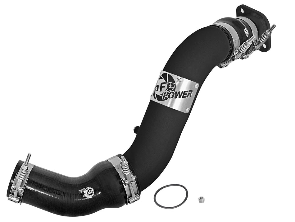 BladeRunner 3 IN Aluminum Hot Charge Pipe Black Nissan Titan XD 16-19 V8-5.0L