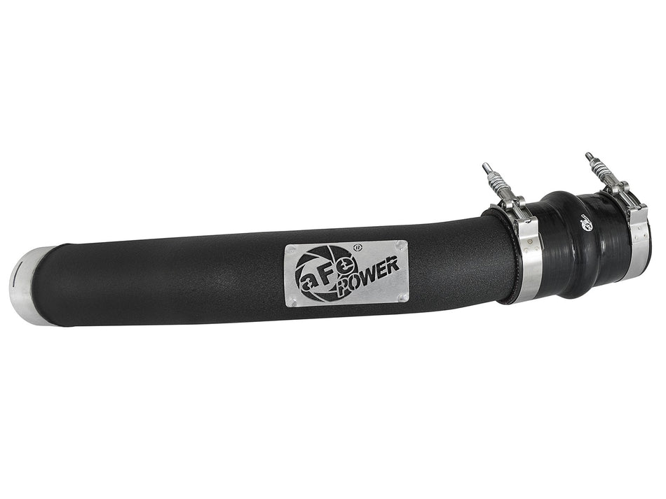 BladeRunner 3 IN Aluminum Hot Charge Pipe Black Ford Diesel Trucks 17-19 V8-6.7L