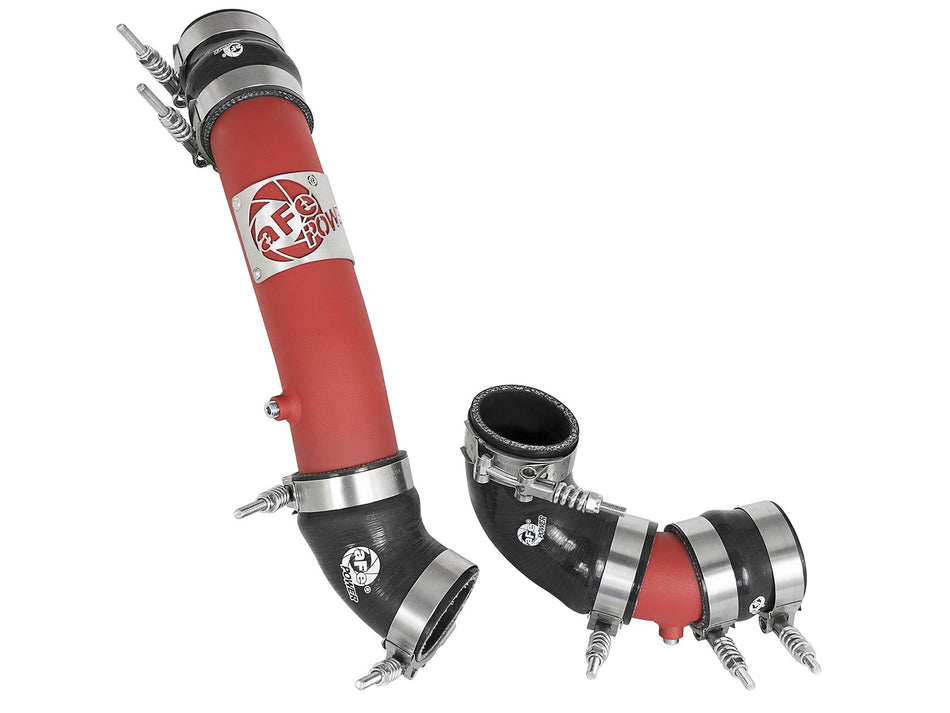 BladeRunner 2-1/4 IN and 2-1/2 IN Aluminum Hot and Cold Charge Pipe Kit Red Honda Civic Type R 17-19 L4-2.0L