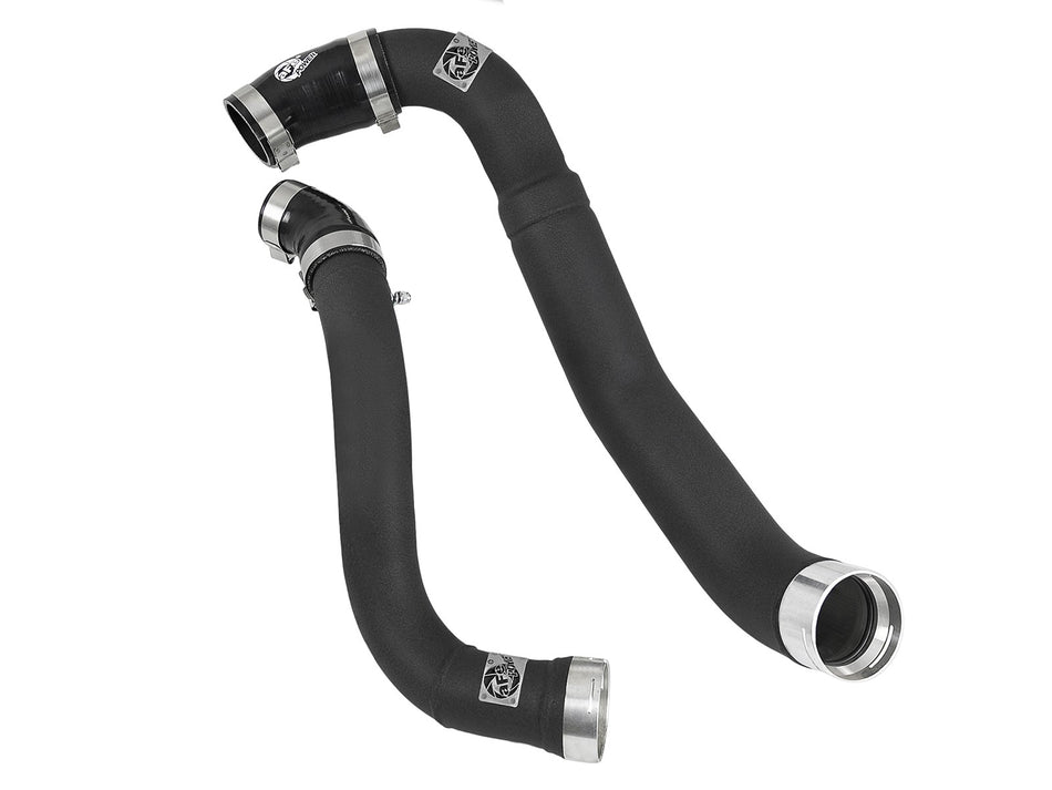 BladeRunner 3-1/2 IN to 3 IN Aluminum Cold Charge Pipe Black Ford F-150 18-19 V6-3.0L