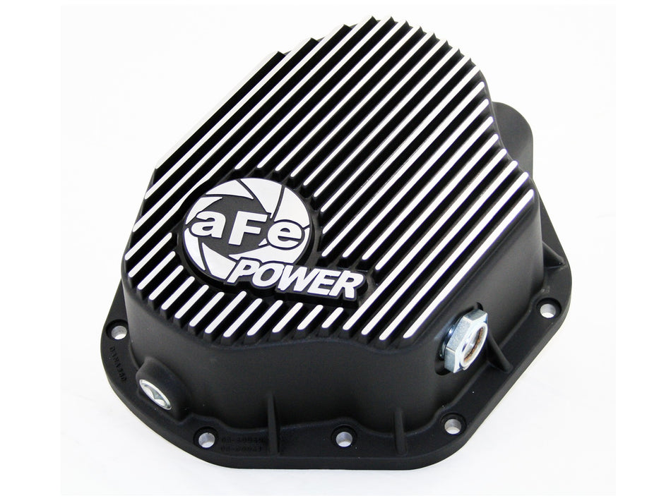 14 lbs. 15X15X5 Pro Series Rear Differential Cover Black w/ Machined Fins Dodge Diesel Trucks 94-02 / Ford Diesel Trucks 99-07