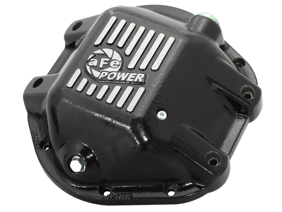 17.8 lbs. 11X10X4 Pro Series Rear Differential Cover Black w/ Machined Fins Jeep Wrangler TJ/JK 97-18