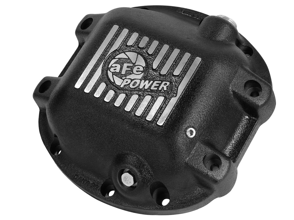 Pro Series Rear Differential Cover Black w/ Machined Fins Jeep Wrangler (TJ/JK) 97-18