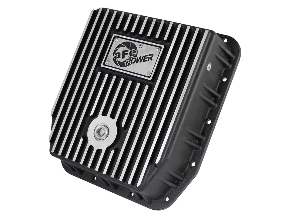 15.6 lbs. 23X14X6 aFe Power Transmission Pan Raw w/ Machined Fins Ford Trucks 80-92
