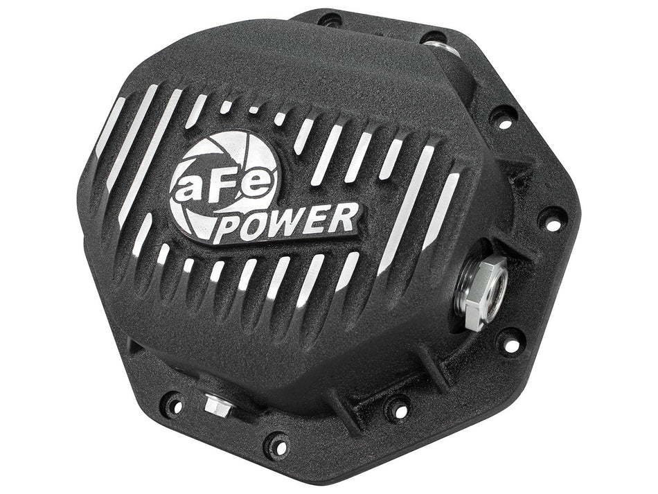 14 lbs. 15X15X5 Pro Series Rear Differential Cover Black w/ Machined Fins  Dodge 1500 94-18 / EcoDiesel 14-18